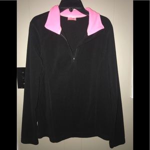 Danskins women’s black fleece pullover size Medium